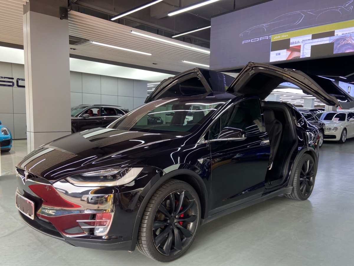 特斯拉 model x 2016款 model x p100d performance高性能版 黑色