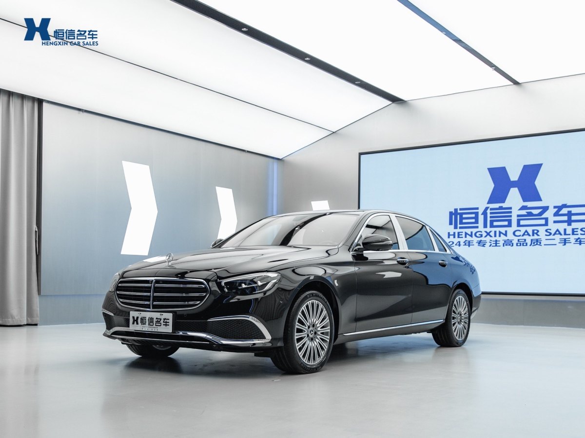 奔馳 奔馳E級  2022款 改款 E 300 L 時尚型圖片