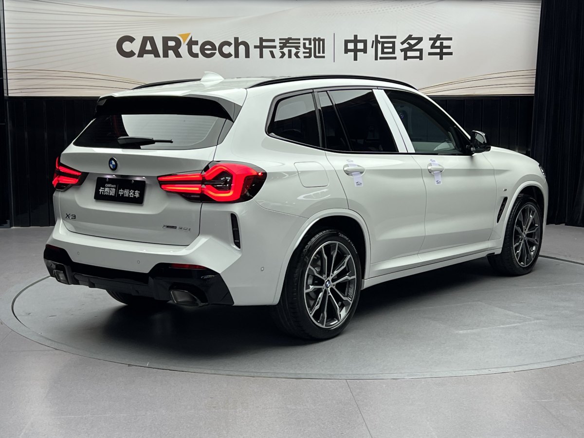 寶馬 寶馬X3  2022款 改款 xDrive30i 領(lǐng)先型 M曜夜套裝圖片