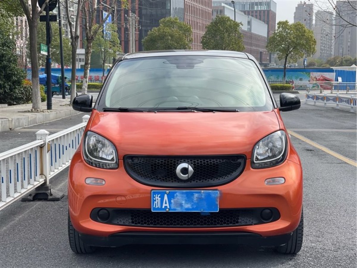 杭州2017年12月smartforfour2016款09t66千瓦先鋒版自動檔