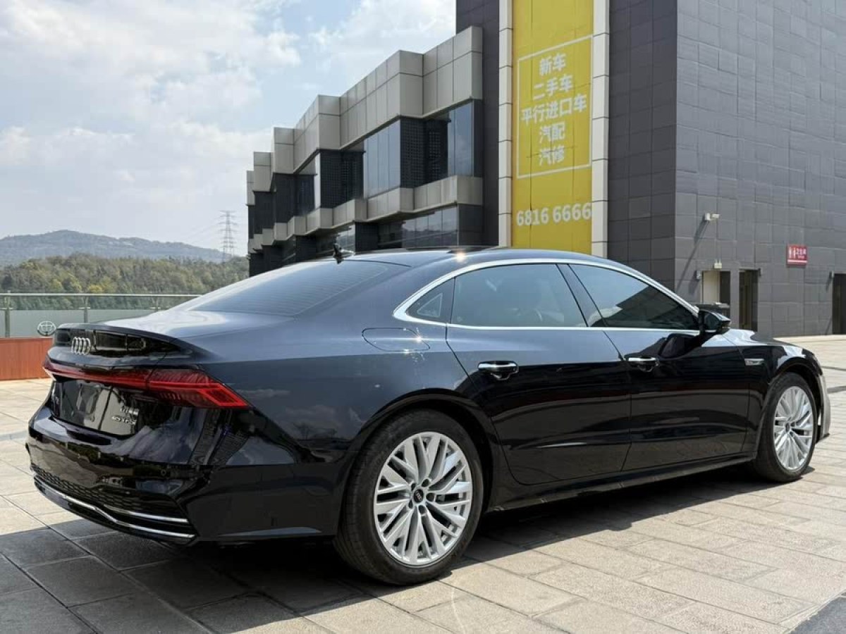 奧迪 奧迪A7L  2024款 45TFSI S-line 筑夢型 流晶套裝圖片