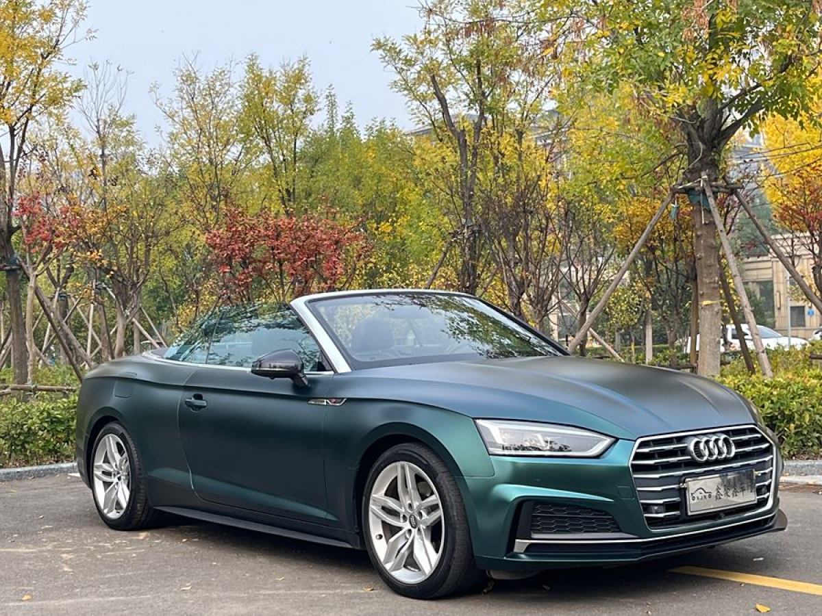 2019年8月奧迪 奧迪A5  2019款 Cabriolet 40 TFSI 時(shí)尚型