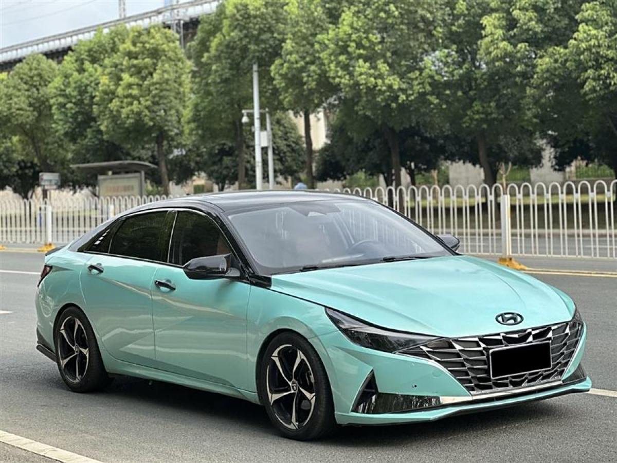 現(xiàn)代 伊蘭特  2021款 1.5L LUX尊貴版圖片