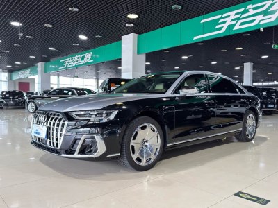 2023年5月 奧迪 奧迪A8(進(jìn)口) A8L Horch創(chuàng)始人版 雙色典藏型圖片