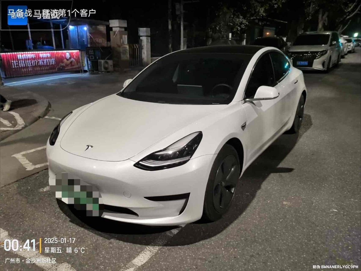 特斯拉 Model 3  2019款 標(biāo)準(zhǔn)續(xù)航后驅(qū)升級版圖片