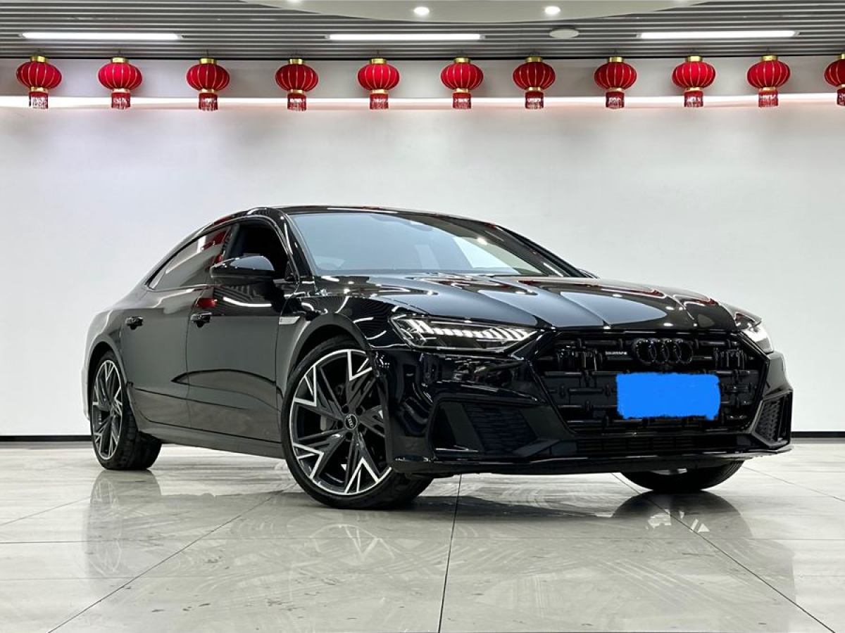 奧迪 奧迪A7L  2023款 45 TFSI quattro S-line 黑武士版圖片