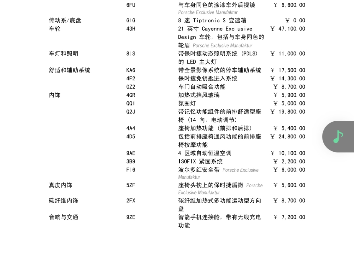 保時捷 Cayenne新能源  2023款 Cayenne E-Hybrid 2.0T圖片
