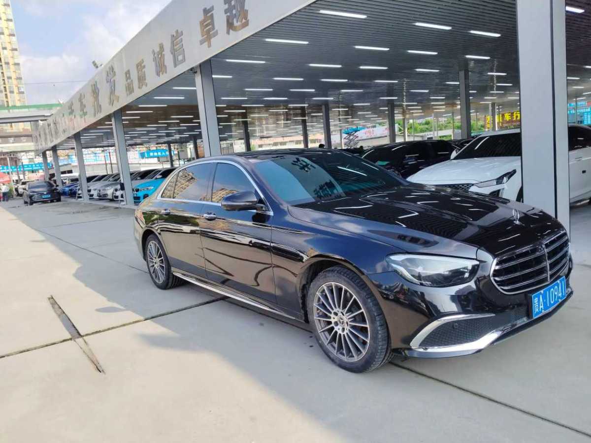 奔馳 奔馳E級  2021款 改款 E 300 L 時(shí)尚型圖片