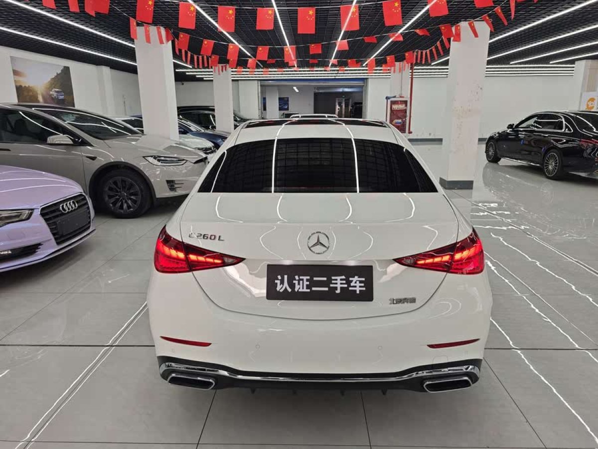 奔馳 奔馳C級  2023款 改款 C 260 L 運(yùn)動版圖片
