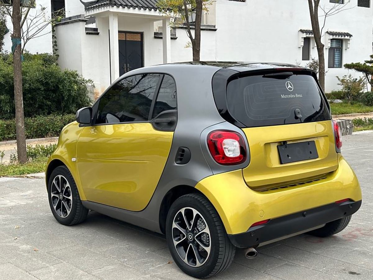 2017年10月smart fortwo  2017款 1.0L 52千瓦灰引力特別版