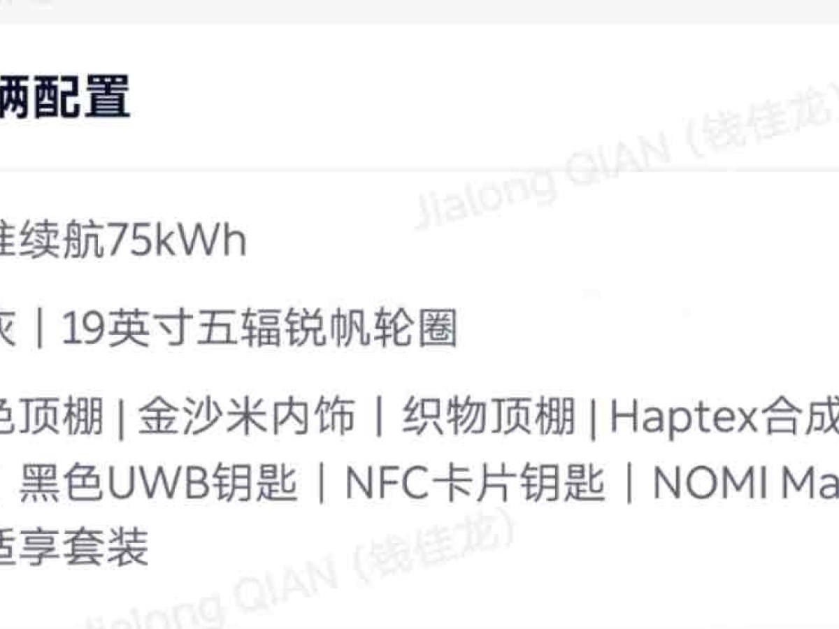 蔚來 蔚來ET5T  2023款 75kWh Touring圖片