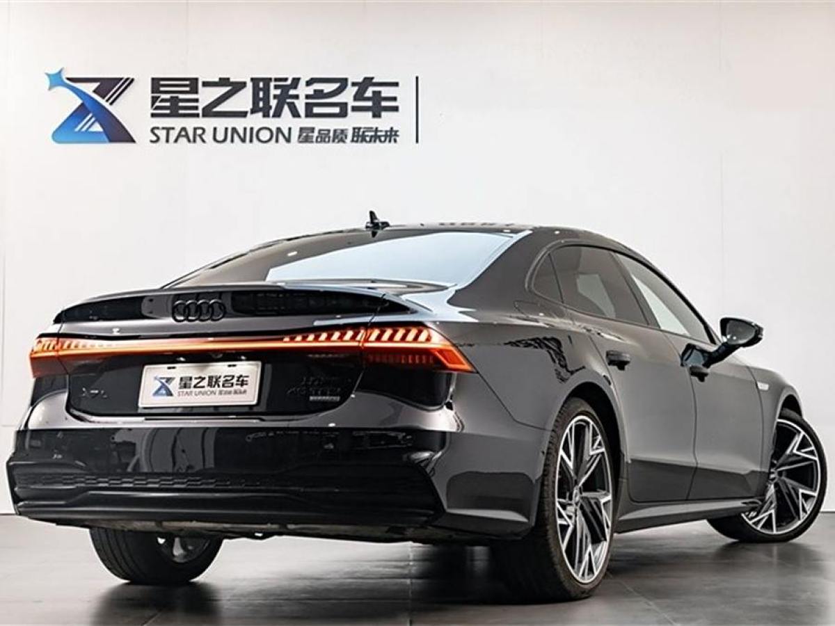 奧迪 奧迪A7L  2023款 45 TFSI quattro S-line 黑武士版圖片