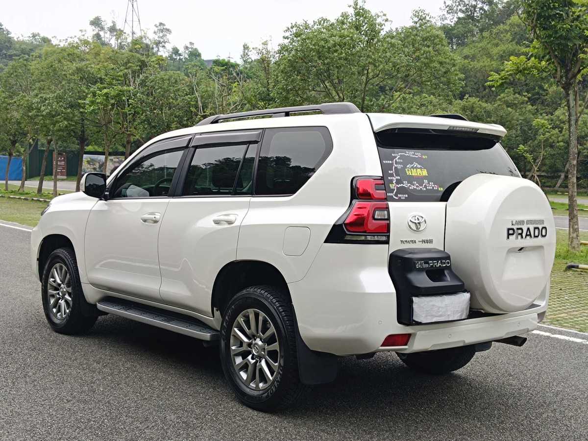 2018年5月豐田 普拉多  2018款 3.5L 自動(dòng)TX-L NAVI后掛備胎
