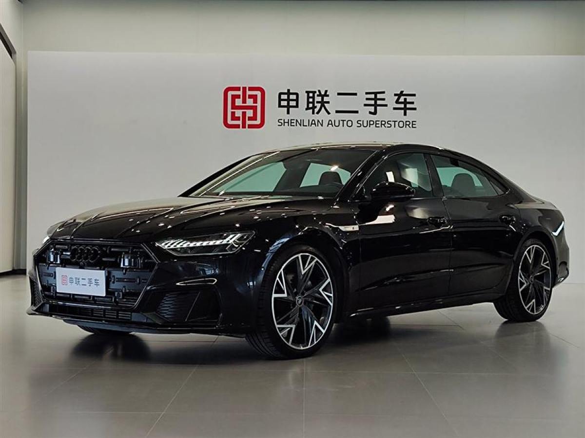 奧迪 奧迪A7L  2023款 45 TFSI quattro S-line 黑武士版圖片