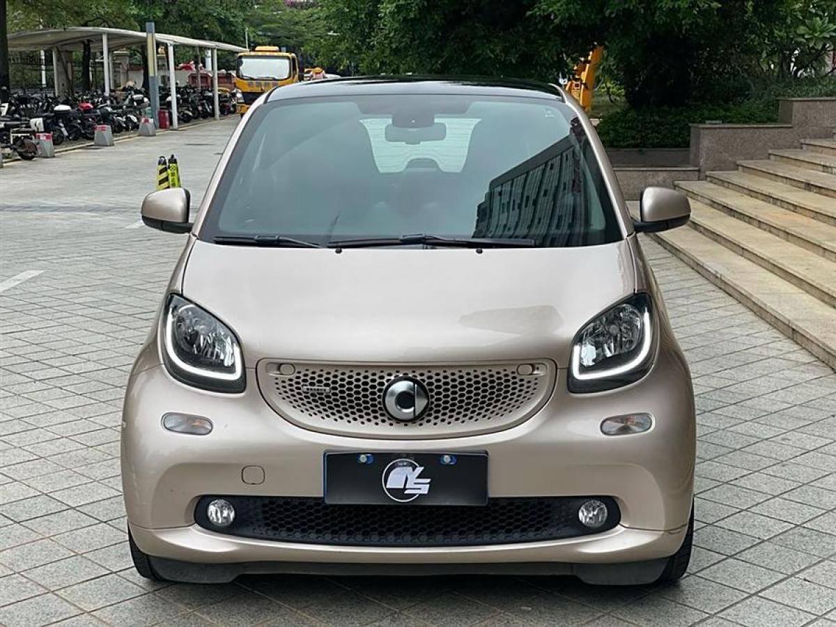 2018年8月smart fortwo  2018款 0.9T 66千瓦耀金特別版