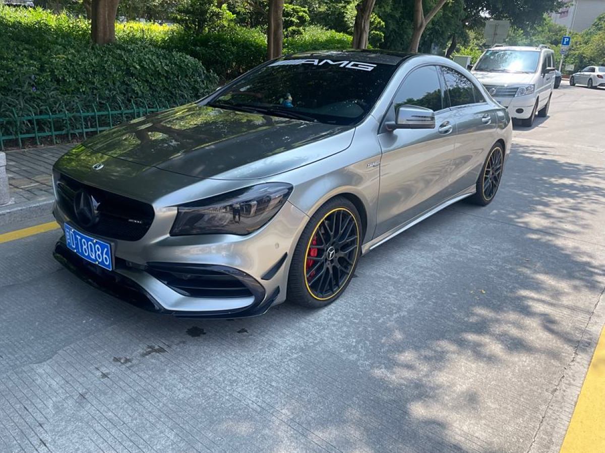 2017年8月奔馳 奔馳CLA級(jí)AMG  2017款 改款 AMG CLA 45 4MATIC