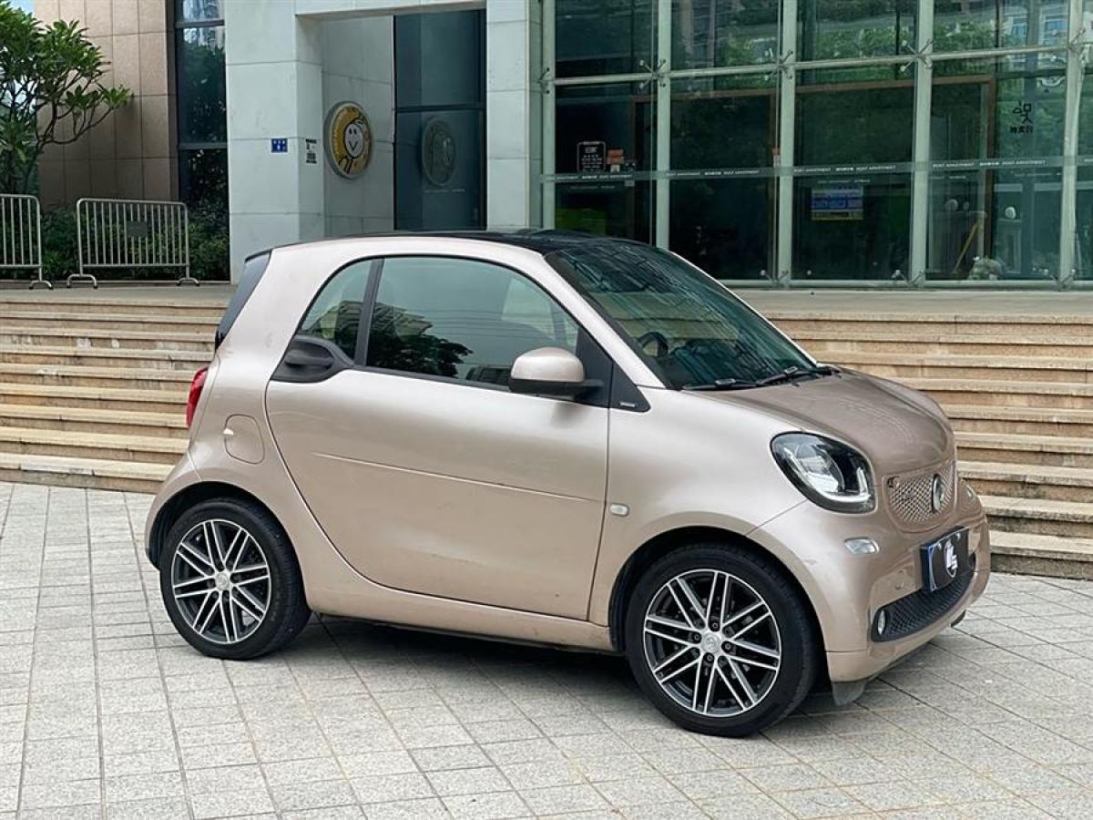 2018年8月smart fortwo  2018款 0.9T 66千瓦耀金特別版