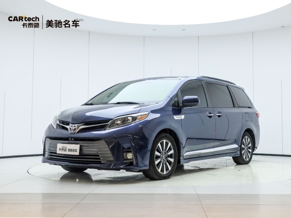 丰田 赛那SIENNA 2020款 塞纳 3.5L 两驱 XLE真皮 7座(墨版)