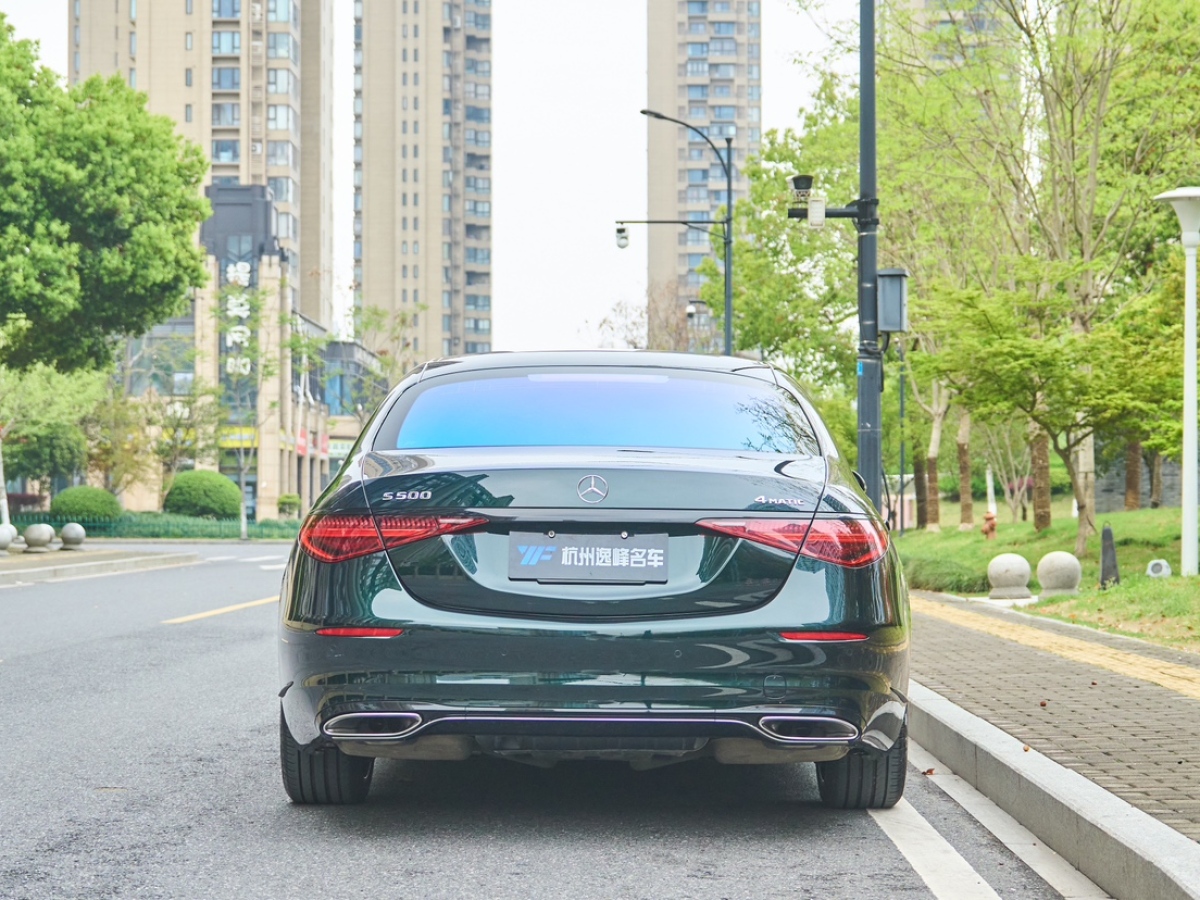 2023年6月奔驰 奔驰S级  2023款 S 500 L 4MATIC