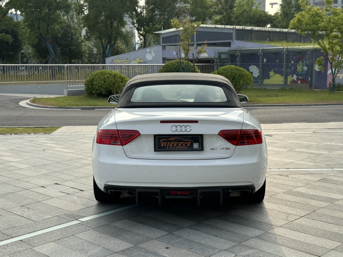 2012年11月奧迪 奧迪A5  2012款 2.0TFSI Cabriolet