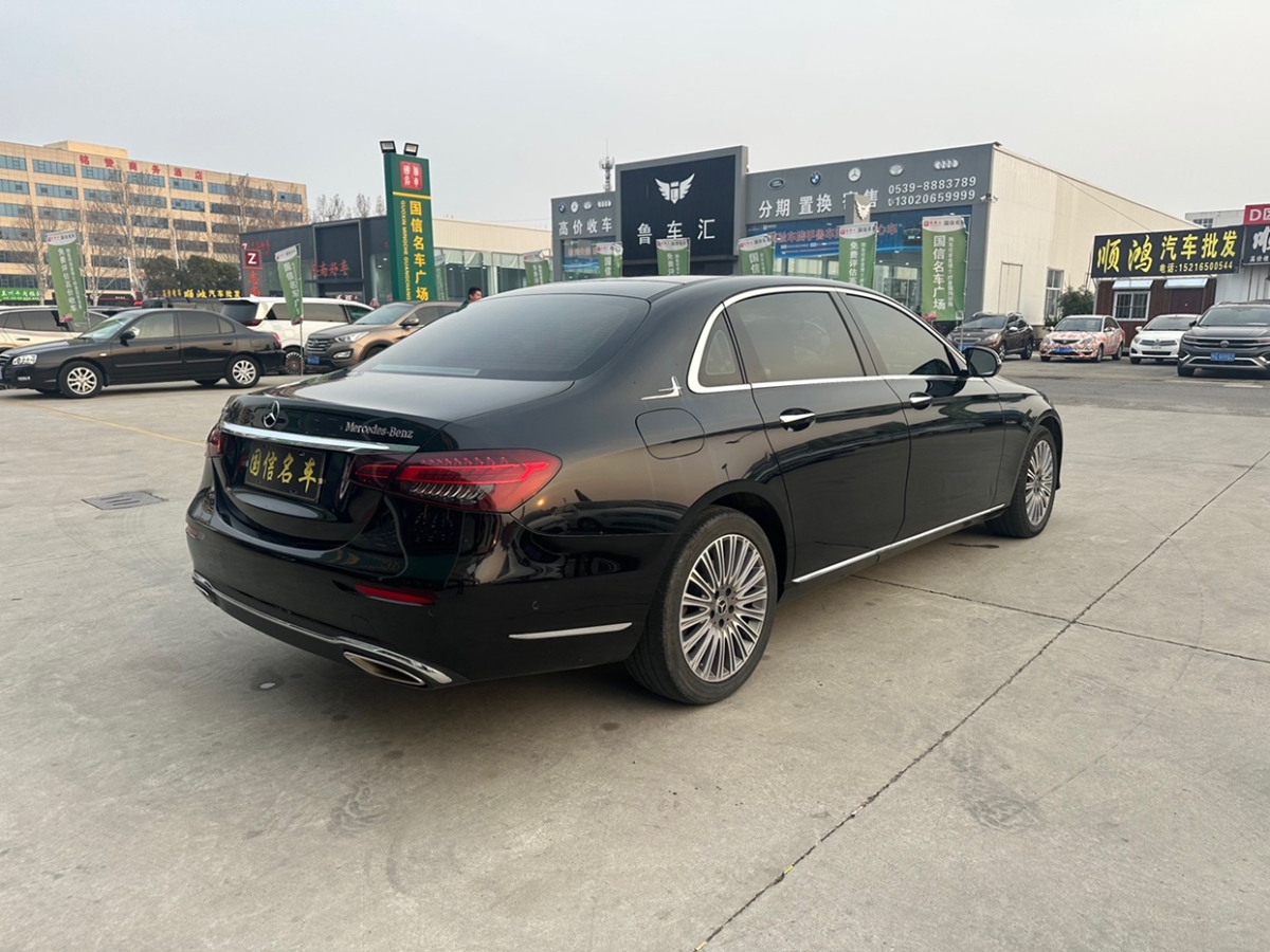 奔馳 奔馳E級  2021款 E 300 L 時尚型圖片