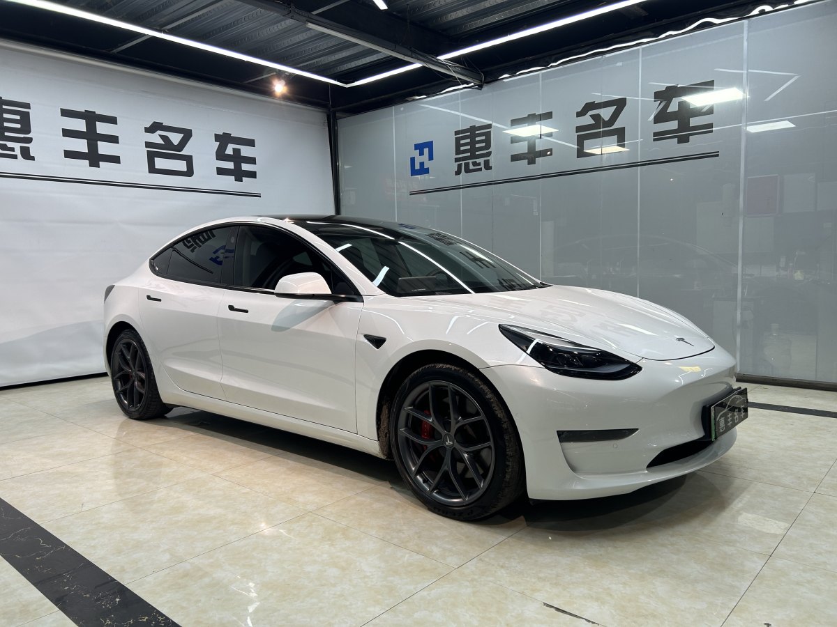 特斯拉 Model 3  2021款 Performance高性能全輪驅(qū)動(dòng)版 3D6圖片