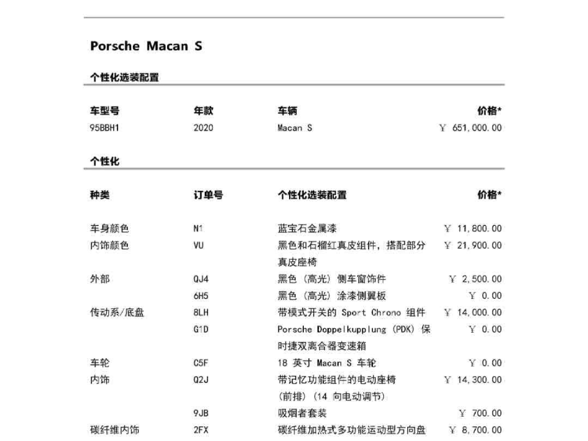 保時捷 Macan  2020款 Macan S 3.0T圖片