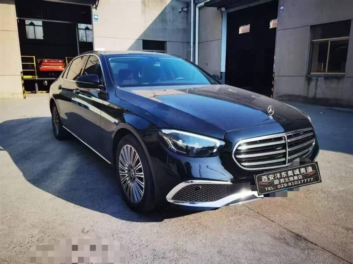 奔馳 奔馳E級  2022款 改款 E 300 L 時尚型圖片