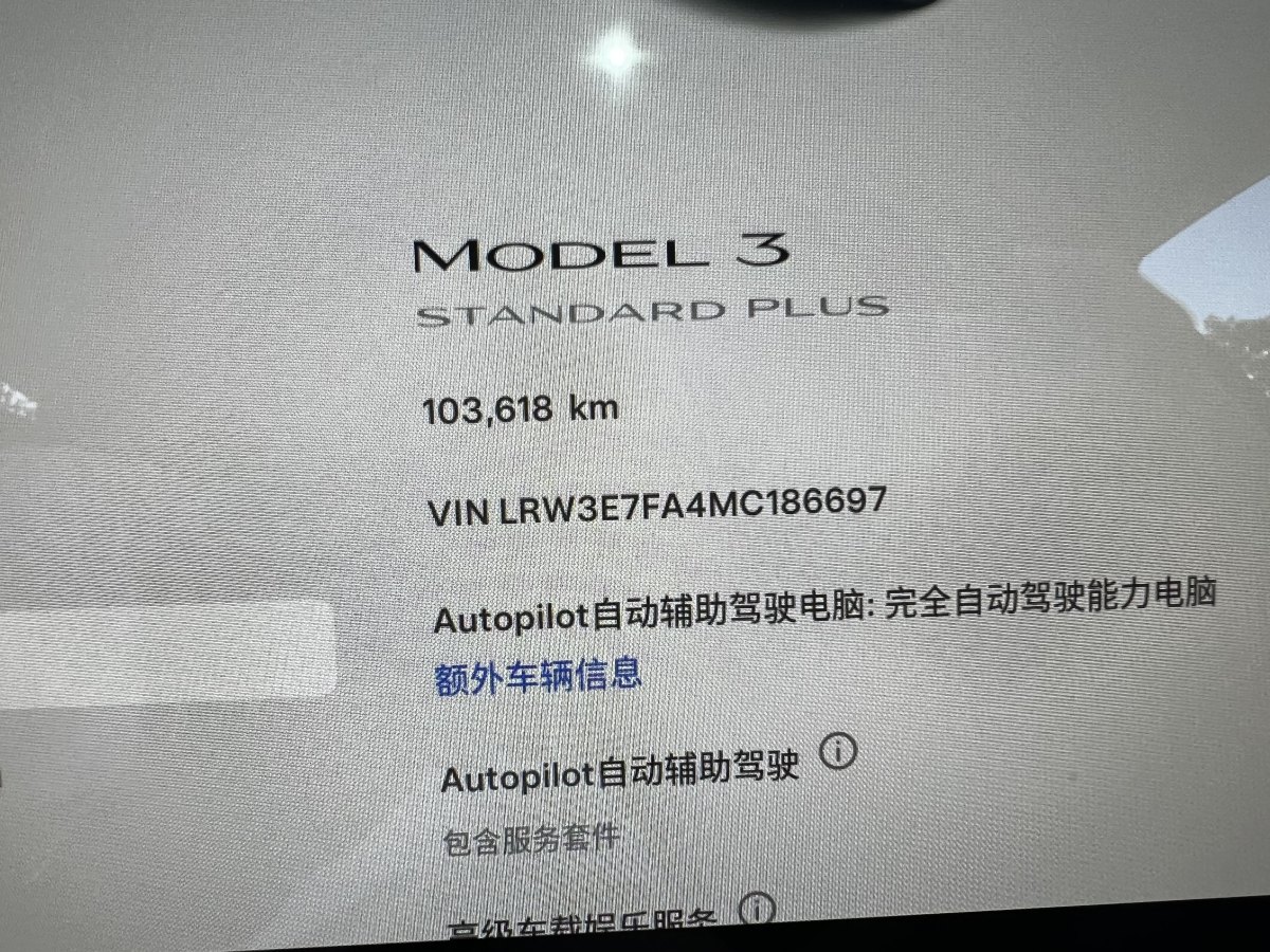 特斯拉 Model 3  2019款 標(biāo)準(zhǔn)續(xù)航后驅(qū)升級(jí)版圖片