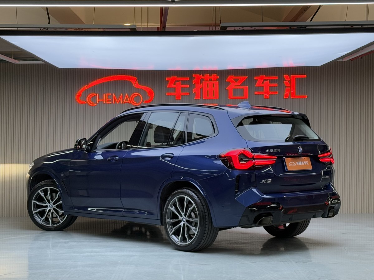 寶馬 寶馬X3  2022款 改款 xDrive30i 領(lǐng)先型 M曜夜套裝圖片