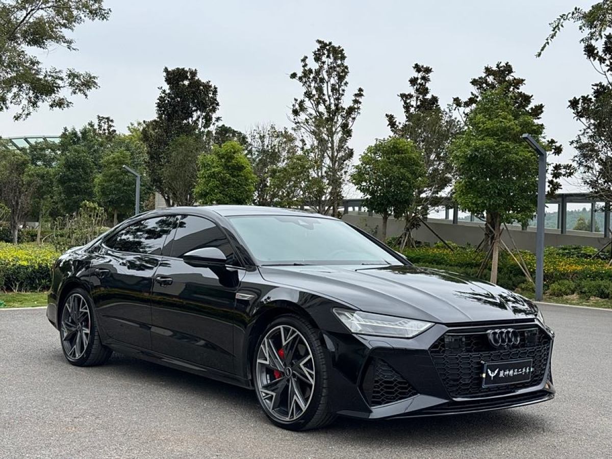 奥迪 奥迪A7L  2023款 45 TFSI quattro S-line 黑武士版图片