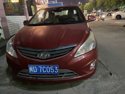 2013年7月 现代 瑞纳 三厢 1.4L 自动标准型GL图片