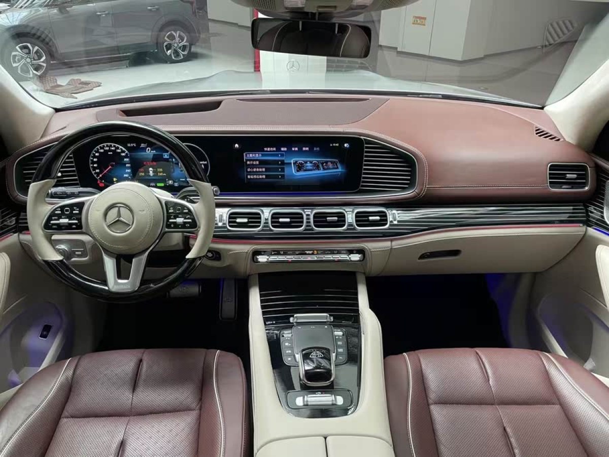 奔馳 奔馳GLS  2021款 改款 GLS 450 4MATIC 時(shí)尚型圖片