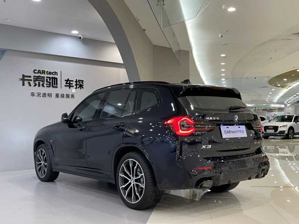 寶馬 寶馬X3  2022款 改款 xDrive30i 領(lǐng)先型 M曜夜套裝圖片