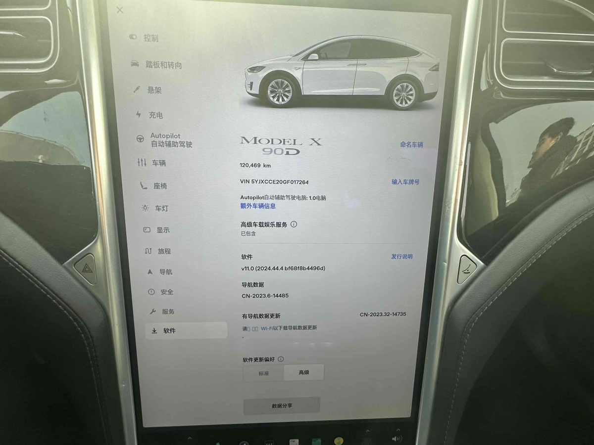 特斯拉 Model X  2016款 Model X 90D圖片