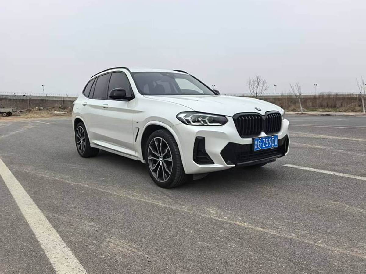 2021年10月寶馬 寶馬X3  2022款 xDrive30i 領(lǐng)先型 M曜夜套裝