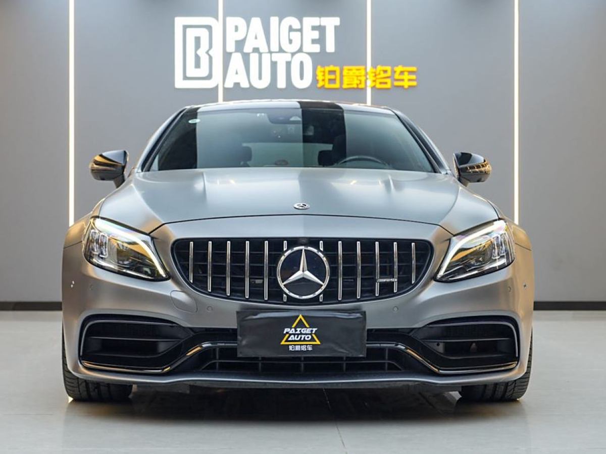 奔馳 奔馳C級(jí)AMG  2019款 AMG C 63 轎跑車圖片