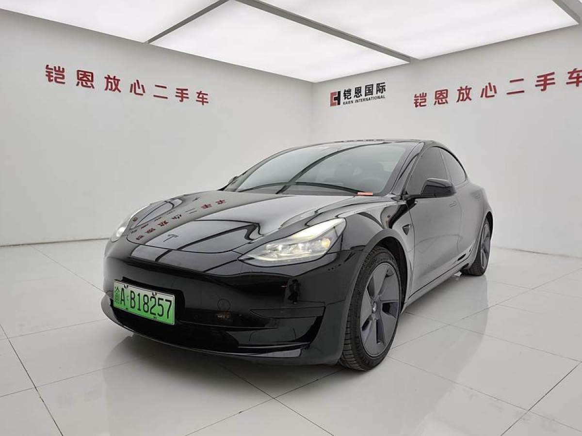 2021年1月特斯拉 Model 3  2019款 標(biāo)準(zhǔn)續(xù)航后驅(qū)升級(jí)版