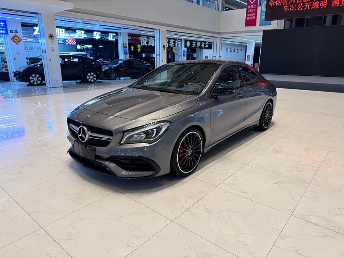 2019年6月奔馳 奔馳CLA級AMG  2017款 改款 AMG CLA 45 4MATIC