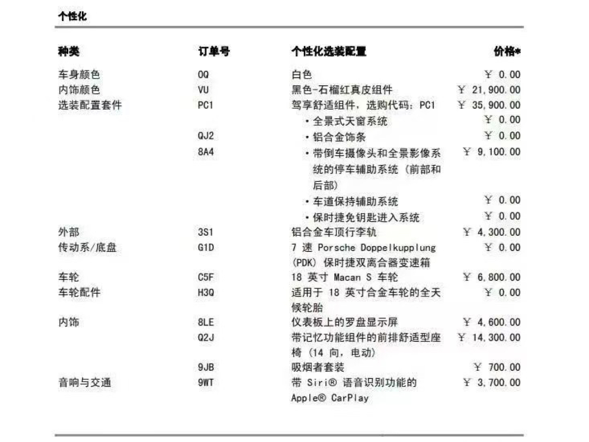 保時(shí)捷 Macan  2021款 Macan 2.0T圖片