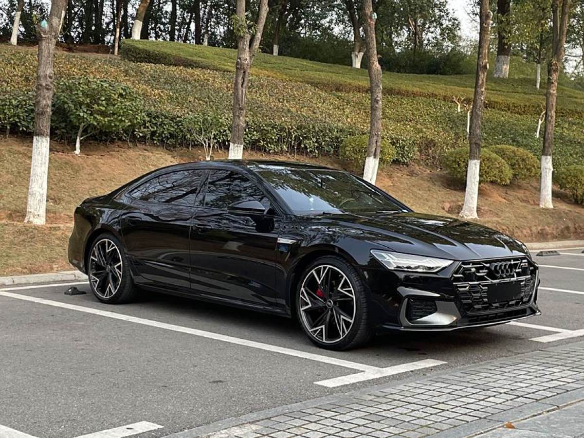 奧迪 奧迪A7L  2024款 45 TFSI quattro S-line 黑武士版圖片