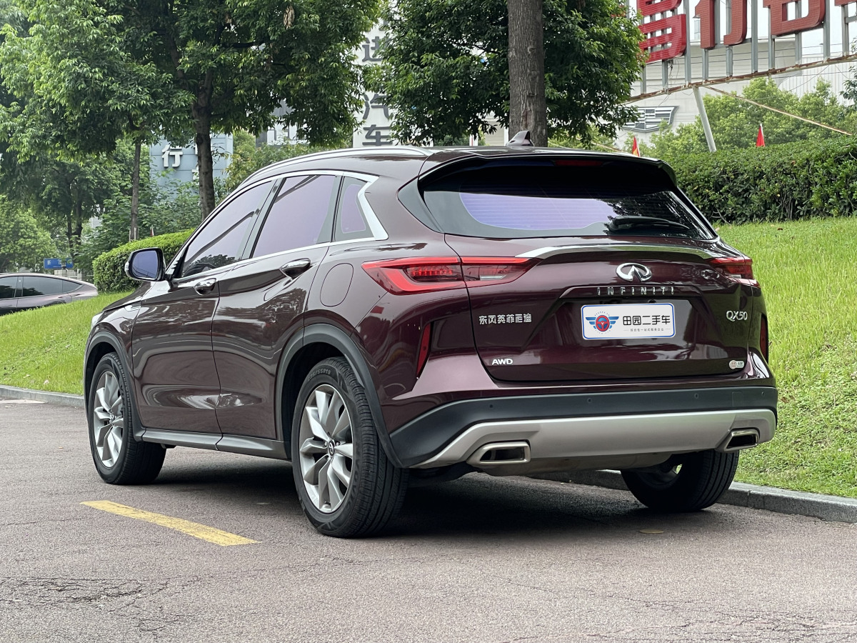 2021年8月英菲尼迪 QX50  2020款 改款 2.0T 四驅菁英版