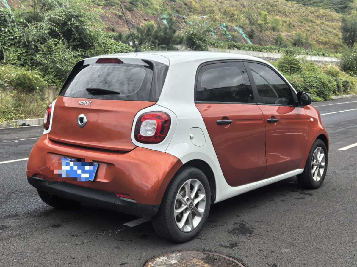 2017年3月smart forfour  2016款 1.0L 52千瓦靈動(dòng)版