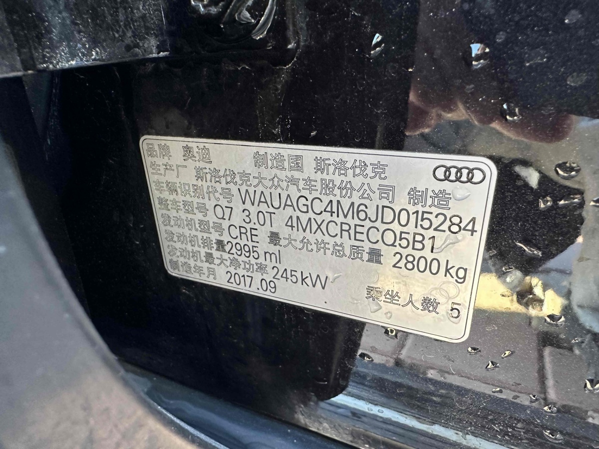 奧迪 奧迪Q7  2018款 45 TFSI S line運動型圖片