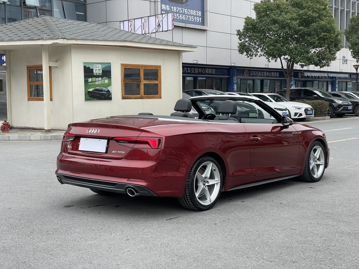 奧迪 奧迪A5  2019款 Cabriolet 40 TFSI 時(shí)尚型圖片