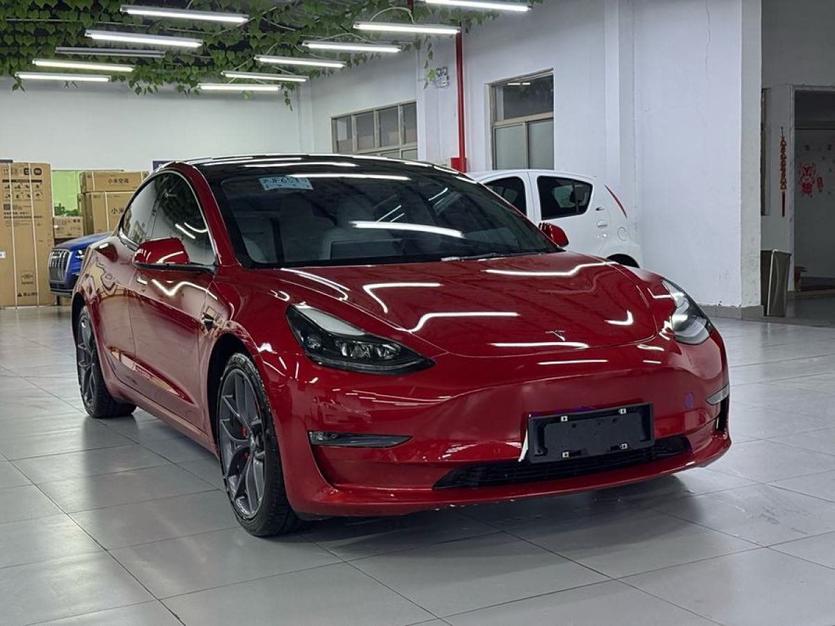 特斯拉 Model 3  2021款 改款 Performance高性能全輪驅(qū)動(dòng)版圖片