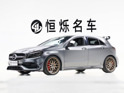 2018年4月 奔馳 奔馳A級(jí)AMG AMG A 45 4MATIC 暗夜雷霆限量版圖片