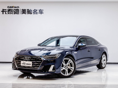  奧迪A7L 2024款 45TFSI quattro S-line 見(jiàn)遠(yuǎn)型 流晶套裝 圖片