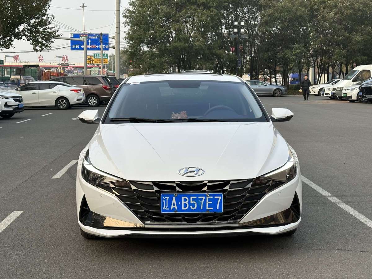 2021年10月現(xiàn)代 伊蘭特  2021款 1.5L GLX精英版