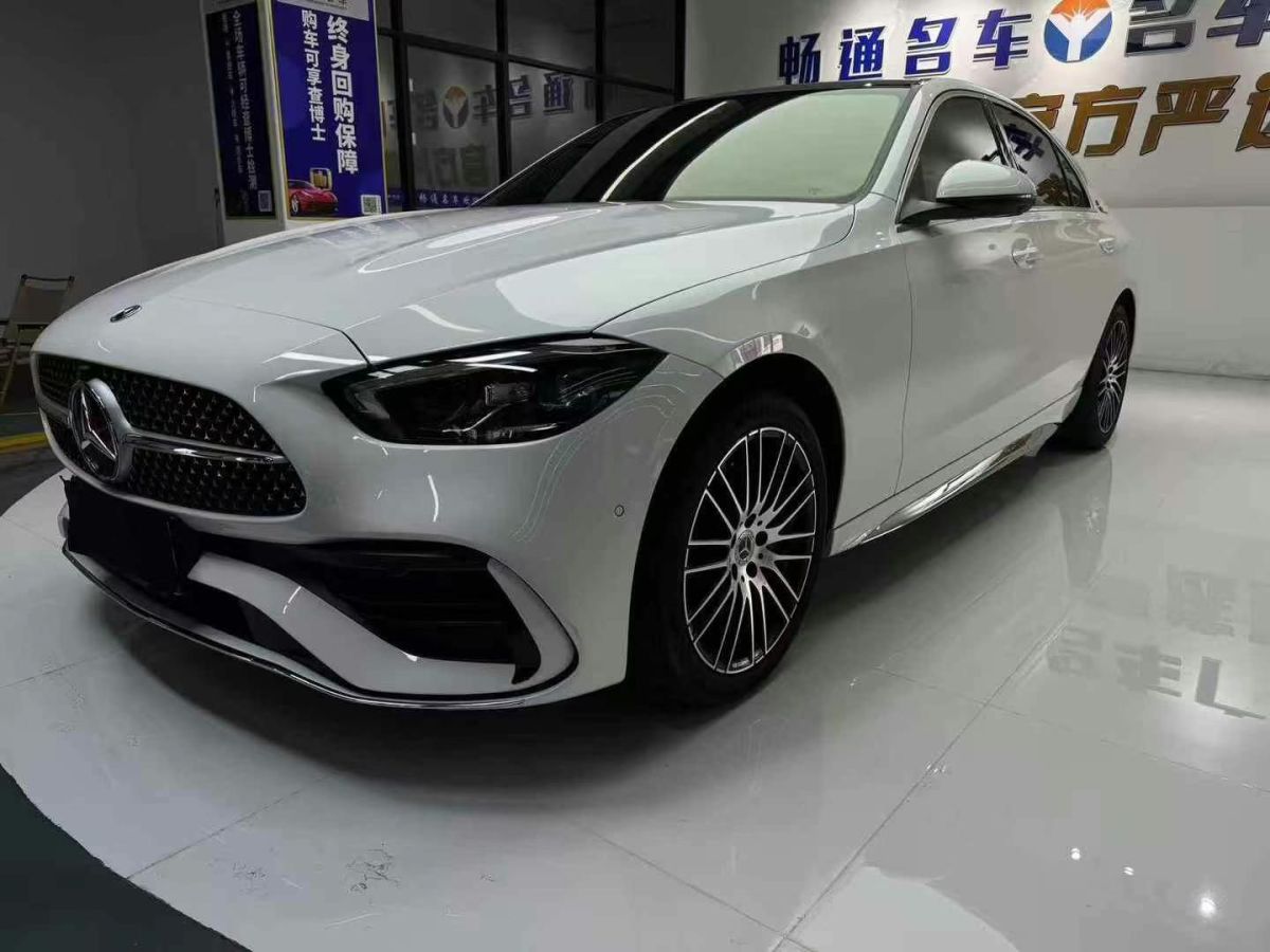 奔馳 奔馳C級  2022款 C 260 L 皓夜運(yùn)動版圖片